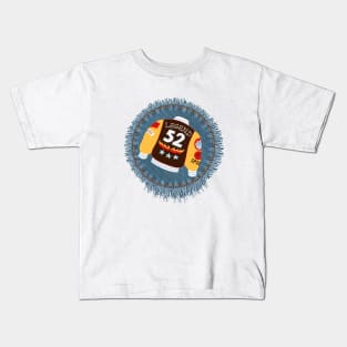 Patches Jeans Since Vintage Old School Established Kids T-Shirt